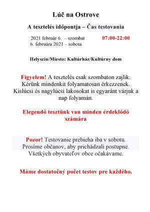 Testovanie 06.02.2021